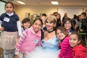 Dr. Shahbazi with kids